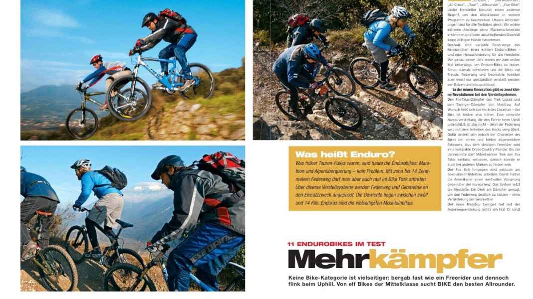 Enduro bikes - the all-rounders