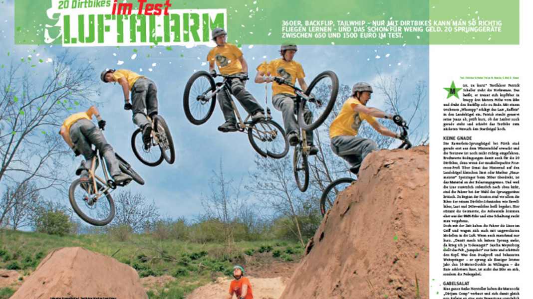 20 dirt bikes