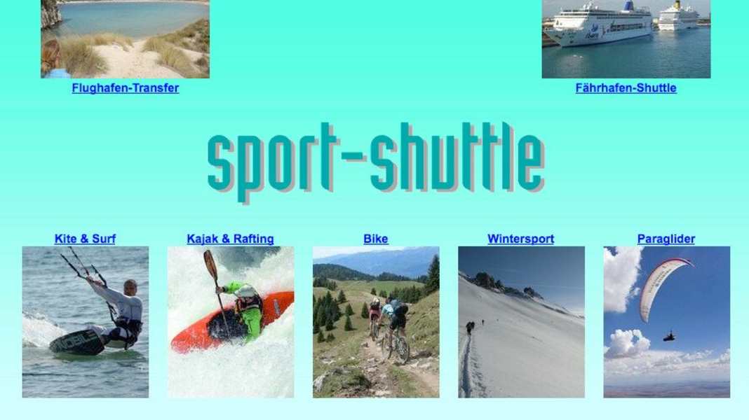 Transalp: Rücktransport mit Sport-Shuttle