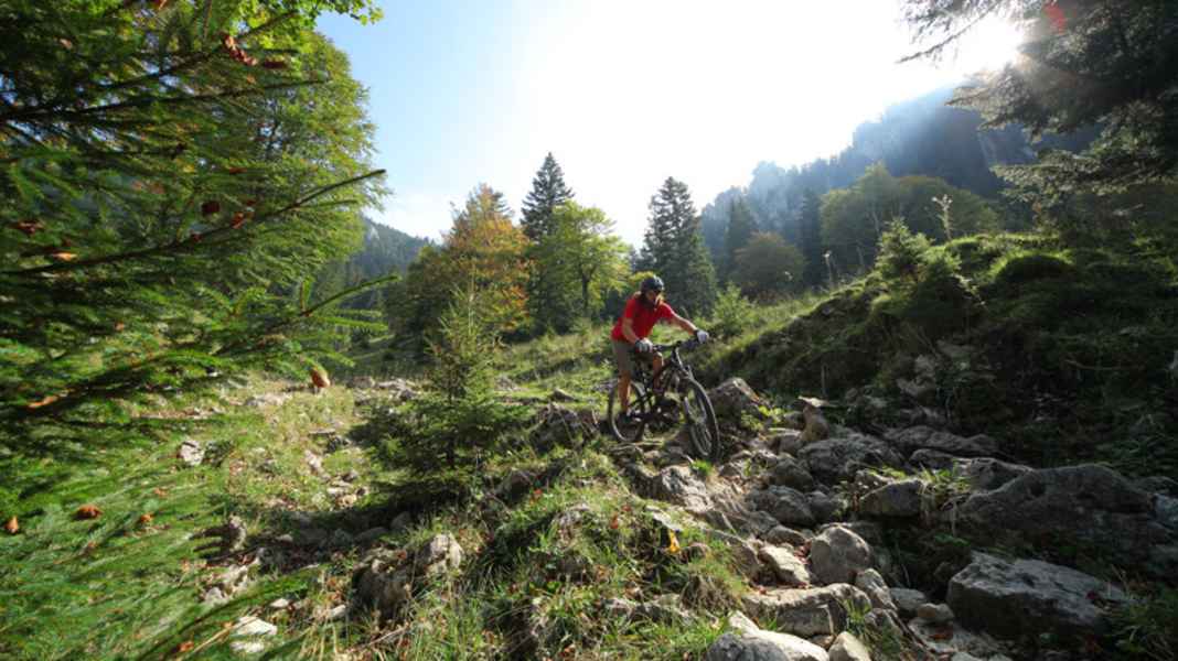 Germany: MTB trail on the Benediktenwand