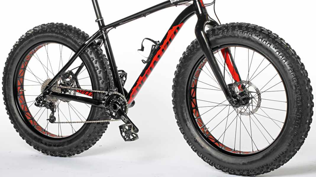 Really fat: Specialized Fatboy with 4.8" wide tyres