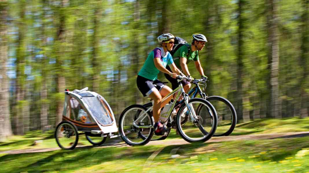 Child trailers: strain on the bike?