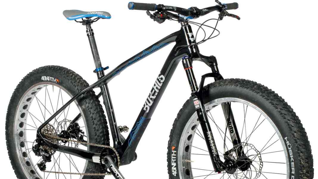 Carbon fatbike with top handling is really fun