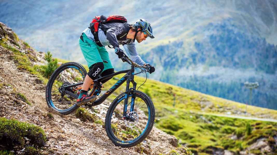 Canyon Shapeshifter-Fahrwerk am Strive CF 8.0