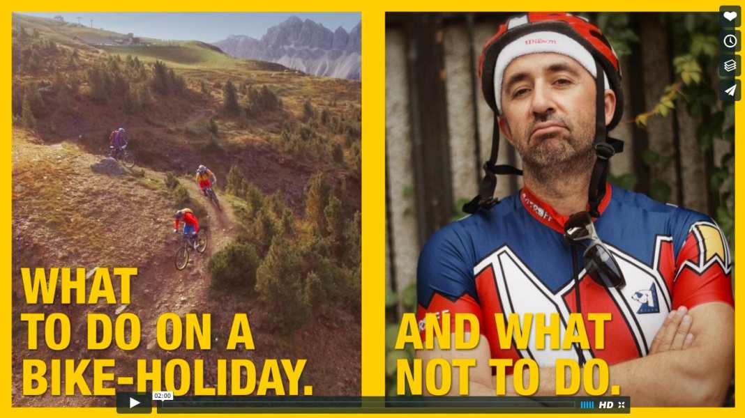 What you should rather not do on a biking holiday