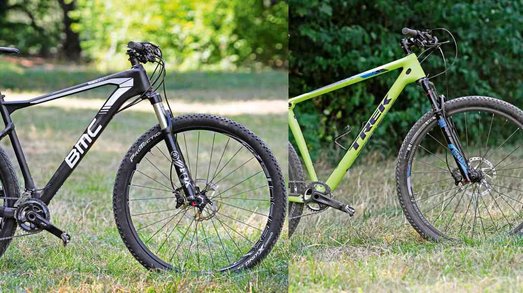 Softtail-Duell: BMC Teamelite gegen Trek Procaliber
