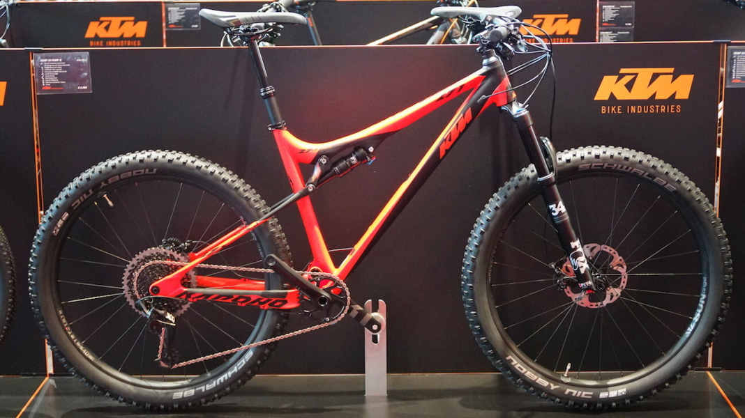 KTM zeigt All Mountain-Bike auf Plus-Bereifung