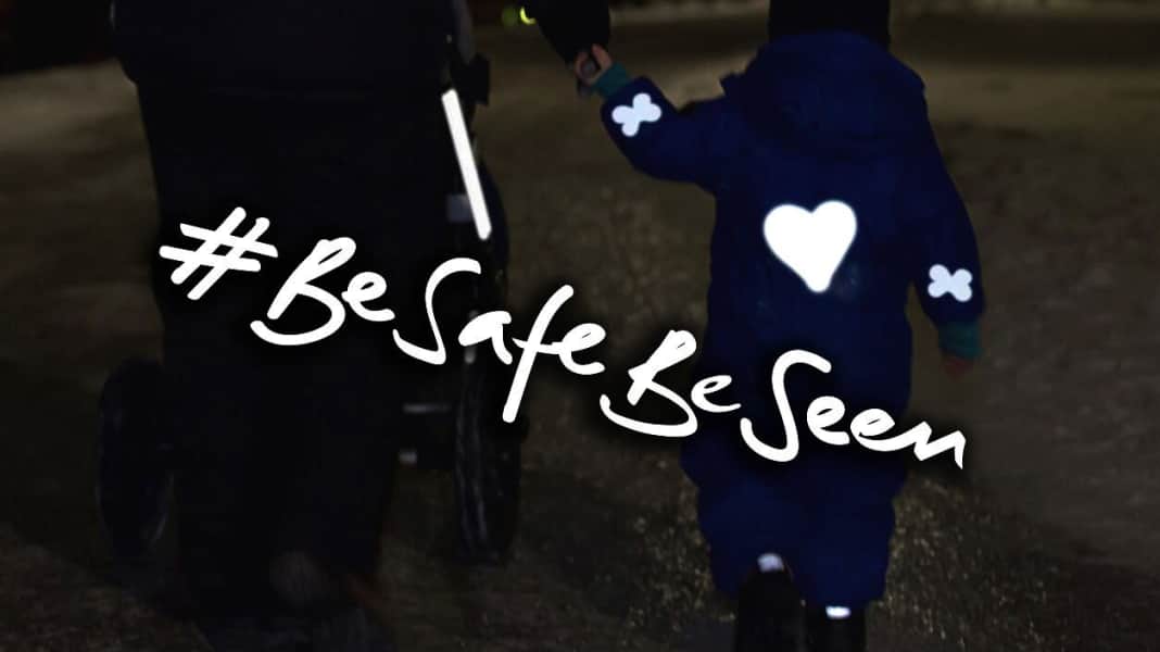 Eye-catcher: spray-on reflective material