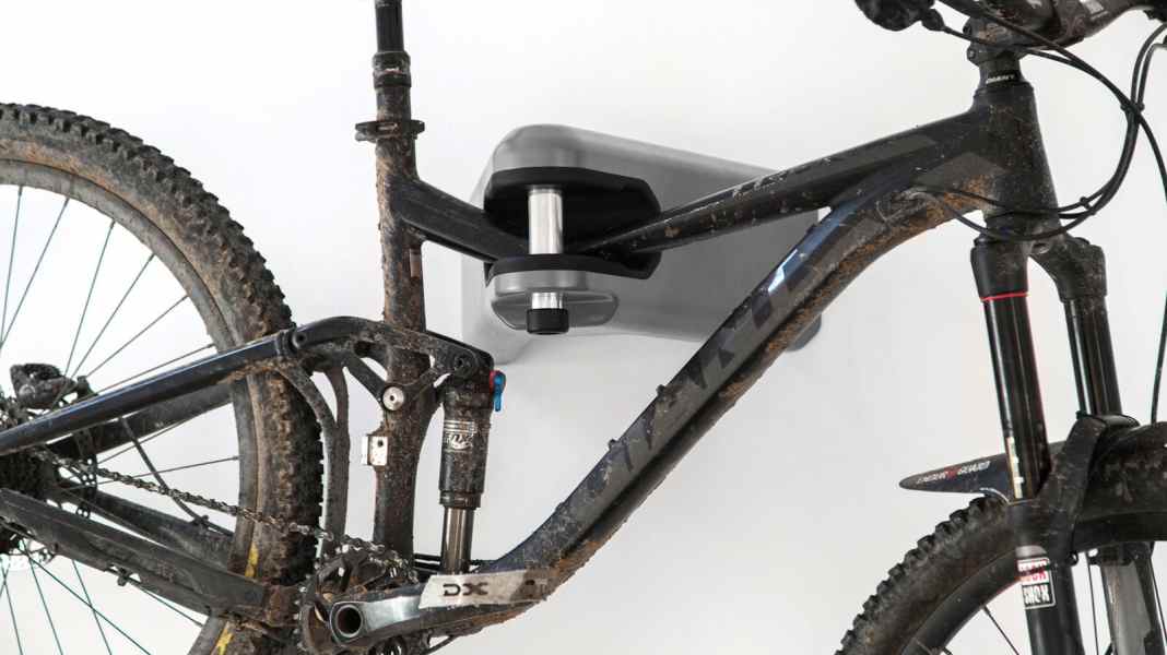 Securely hook up your bike at home or in the office