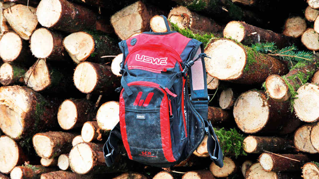 Does not slip! The F4 Pro MTB backpack from USWE