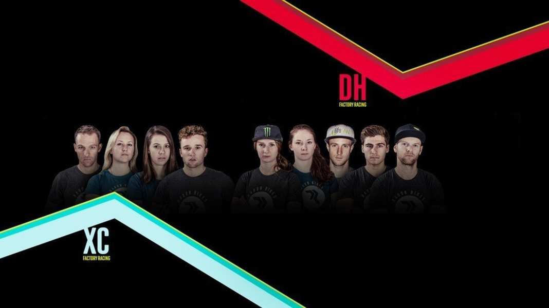 Radon factory teams for cross country and downhill