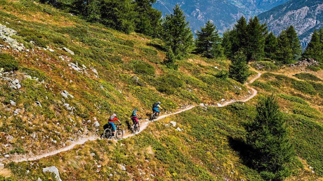 MTB-Touren und Trails im Piemont und Aostatal