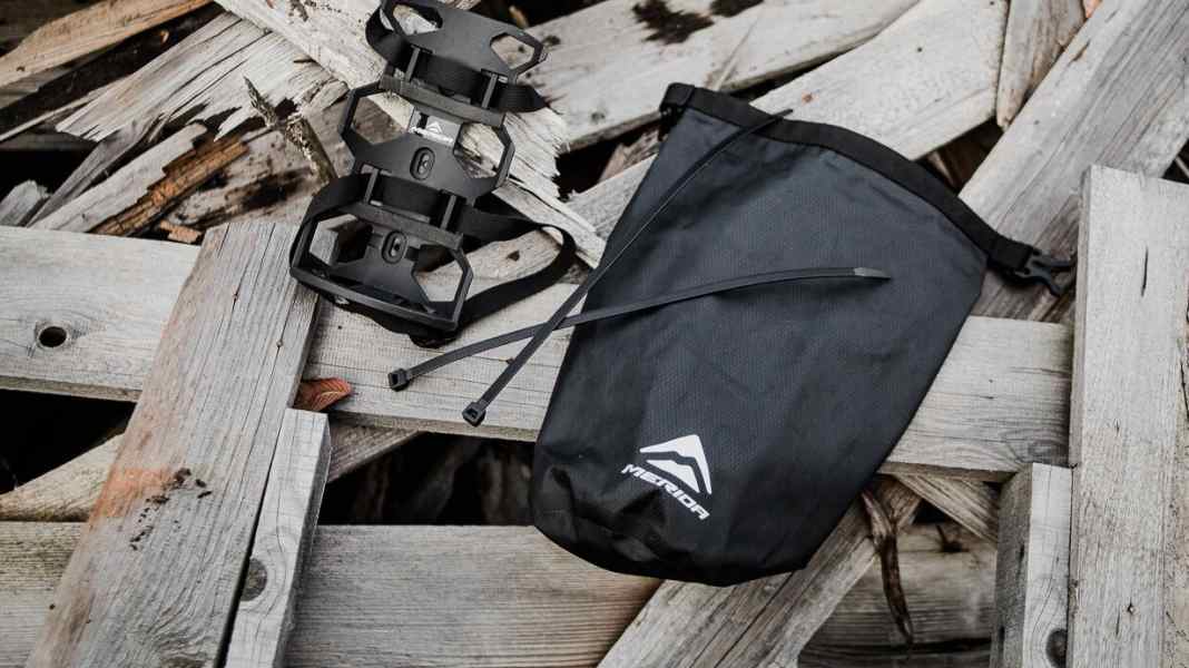 Robust plastic holder with waterproof pack sack