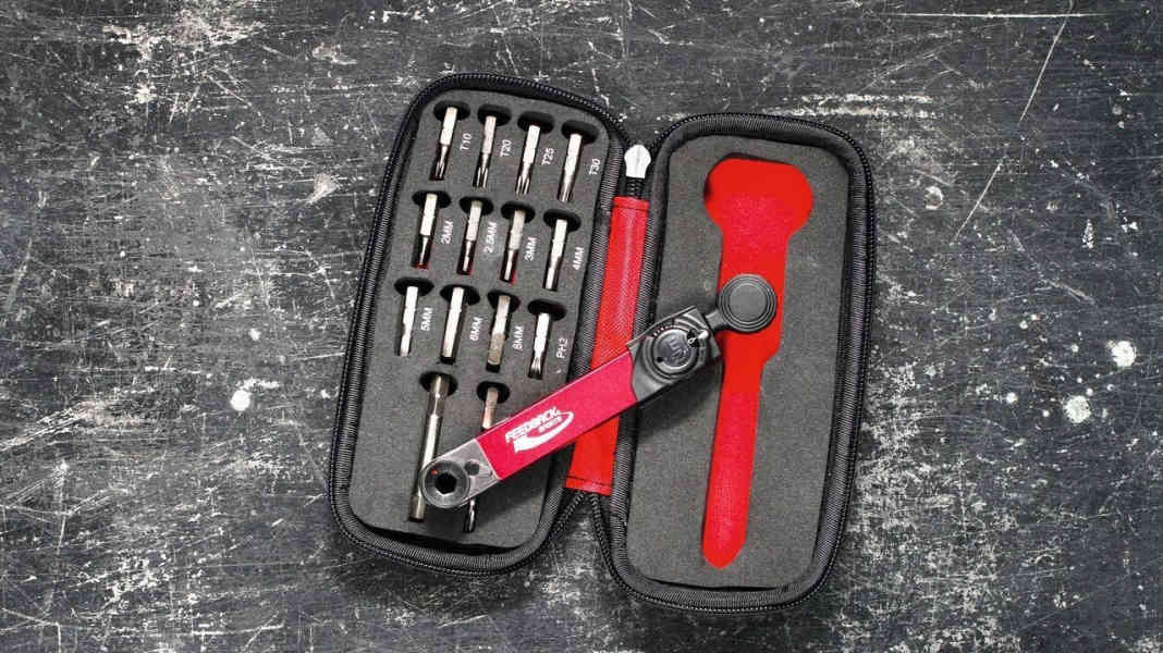 Handlich: Leichtes Drehmomentschlüssel-Set für Biker