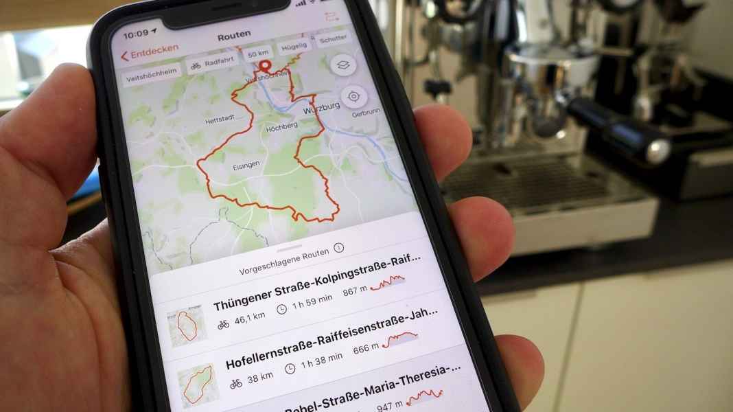 Strava with new route tool