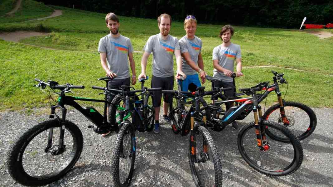 Neue E-MTB-Flotte von Cube