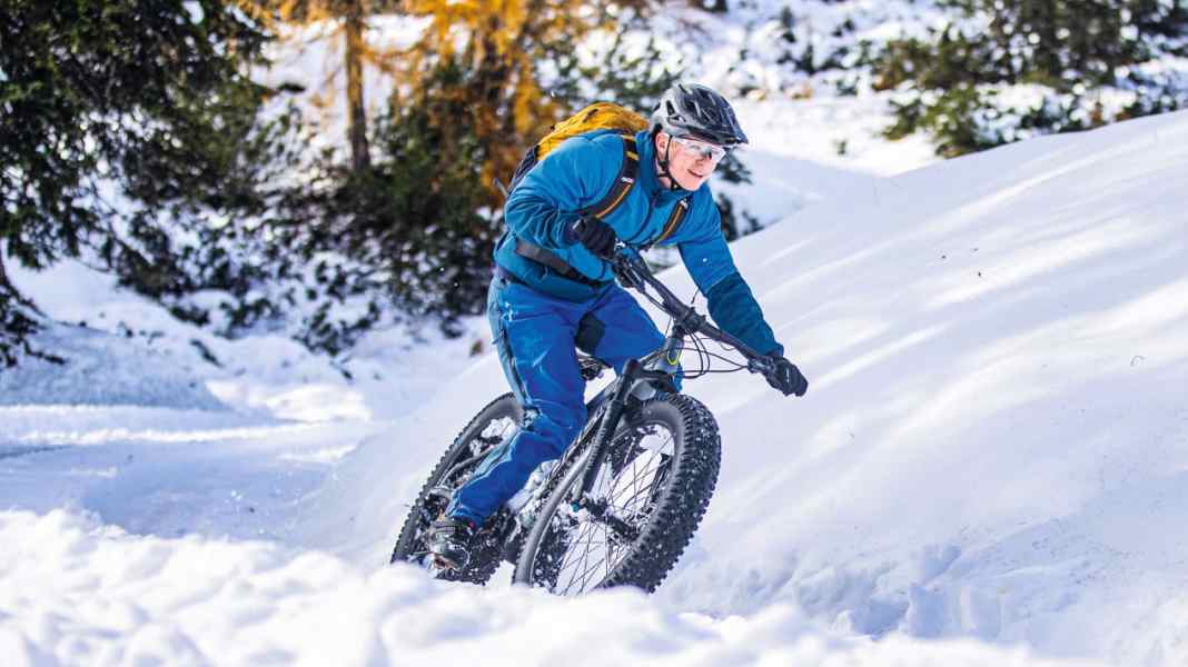Without a lift: On the ski slope with the E-Fatbike