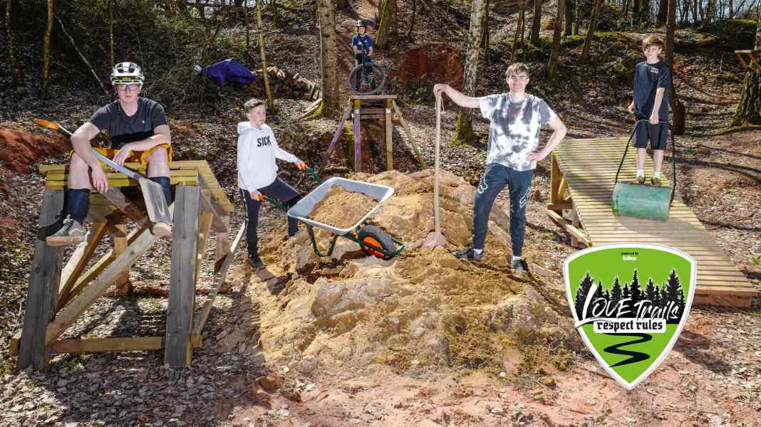 Plötzlich legal: Mini-Bikepark im Pfälzer Bergland