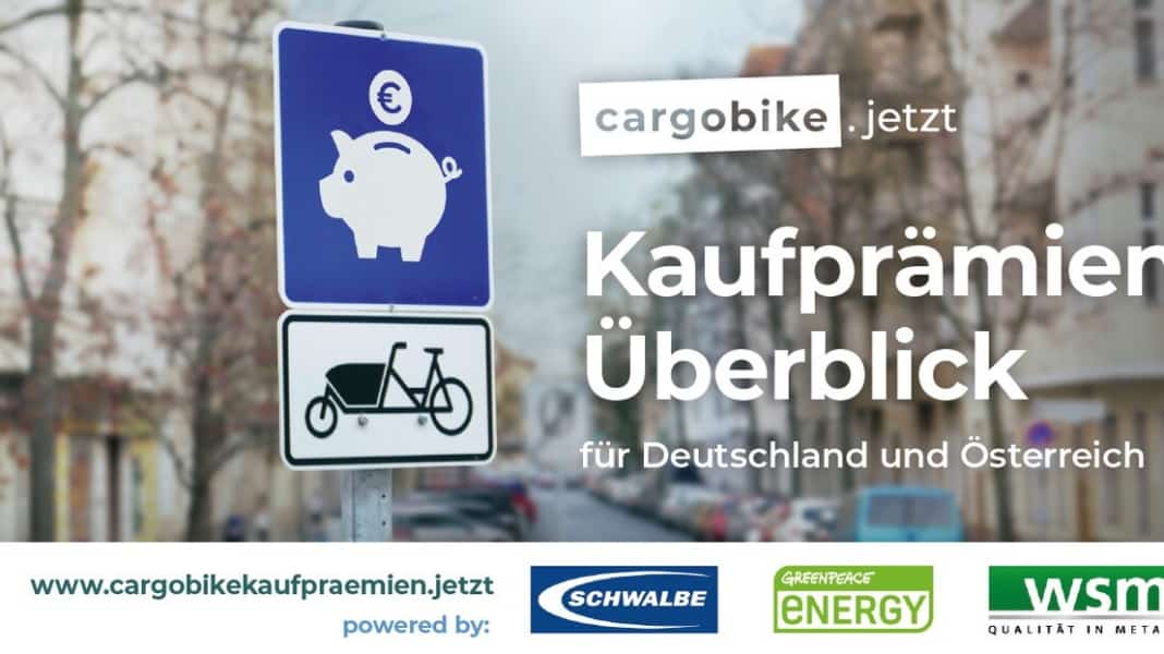Kaufprämienfinder für Cargobike-Käufer