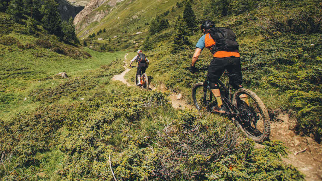 E-MTB Supertrail: Motta-Val-Tasna-Trail bei Scuol