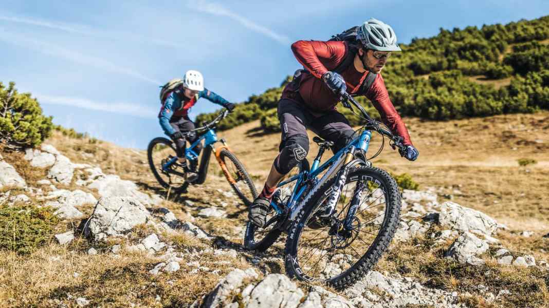 The test bikes in EMTB 01/2022
