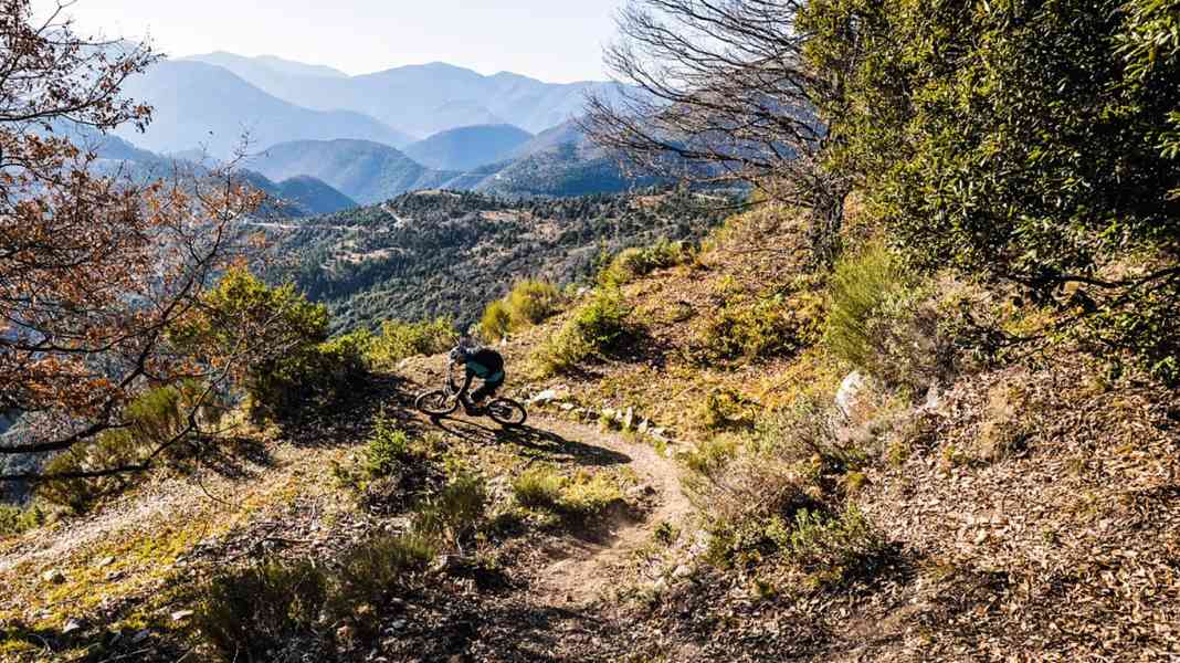 E-MTB Supertrail La Crinale - trail circuit on the Côte d'Azur