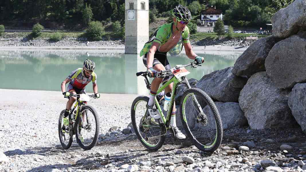 Ortler Bike Marathon: Rund um die versunkene Kirche von Graun