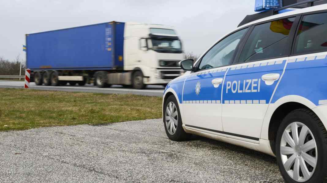 Haulage company makes lorry full of wheels disappear