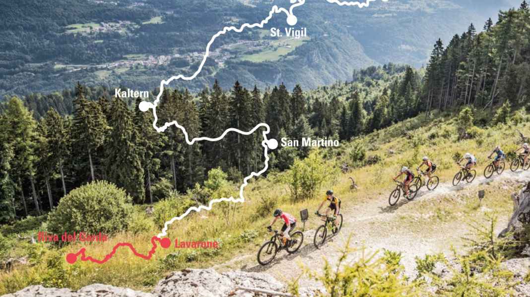 Transalp stage 7: Lavarone - Riva del Garda