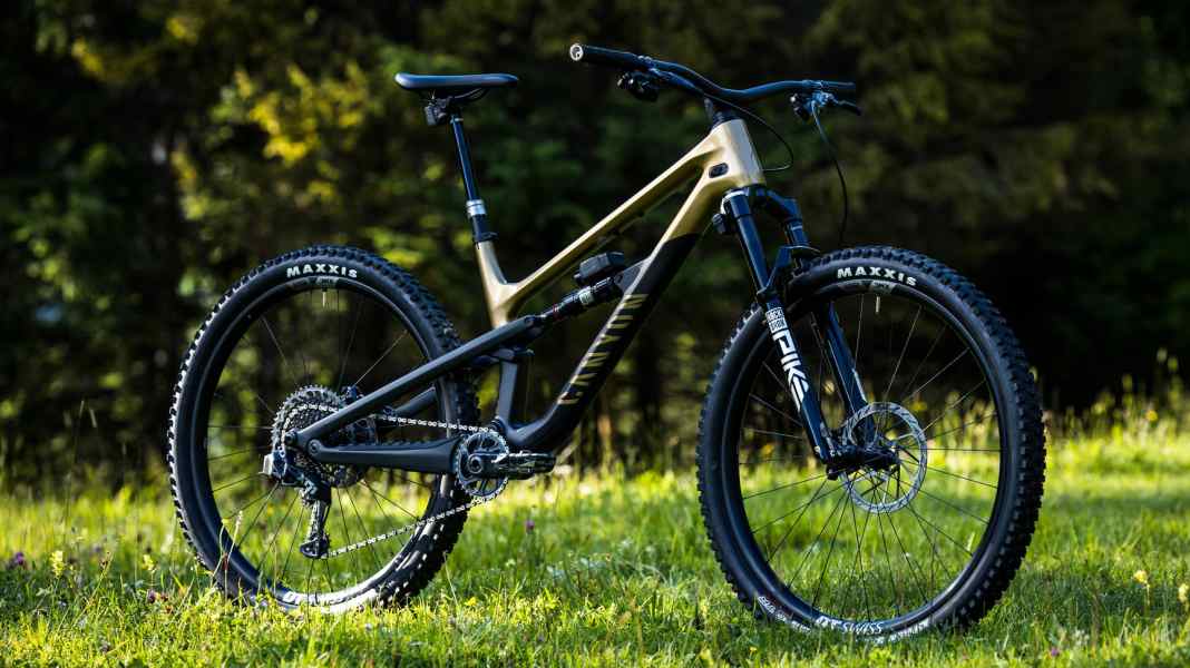 Canyon Spectral 125 CF LTD - Flight attendant on board