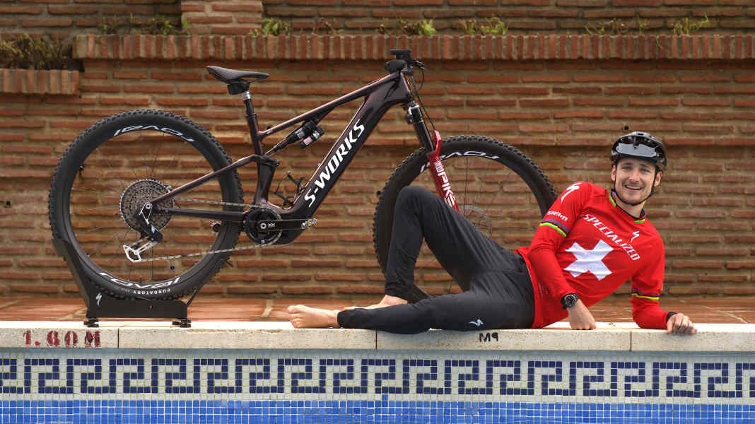 E-MTB world champion Joris Ryf in an interview: "When the motor overheats, I attack."