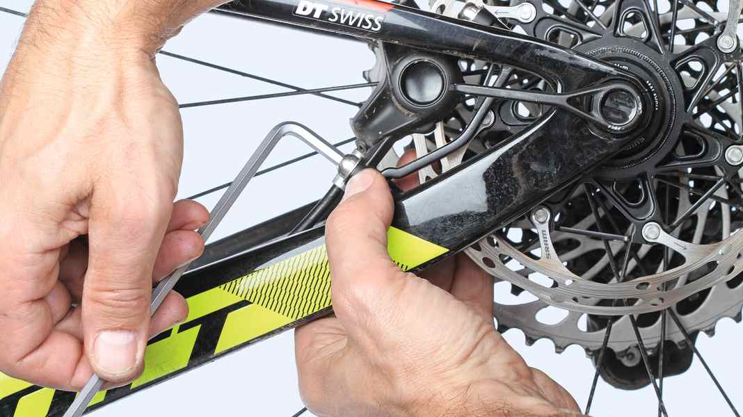 Eliminate noises on the MTB: Frame and wheels