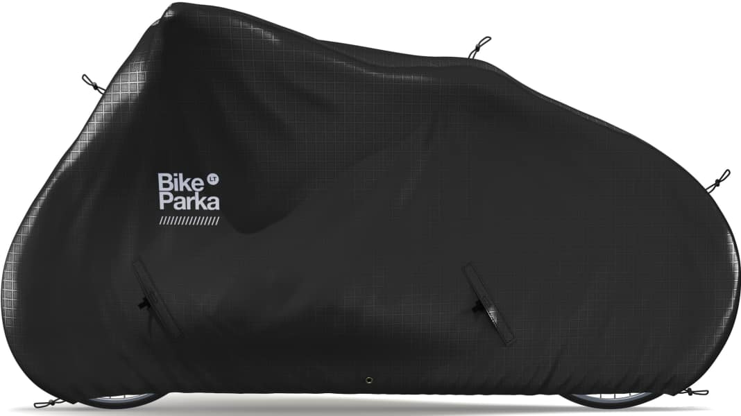 Bike cover: Weatherproof covers for longtail cargo bikes from BikeParka