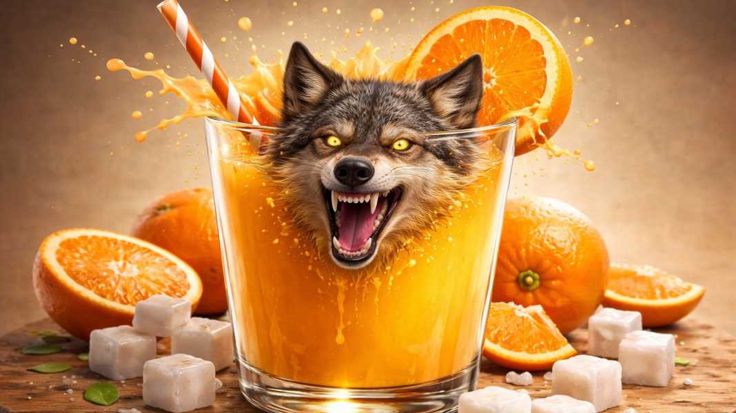 Orange juice sugar trap: the wolf in the juice glass