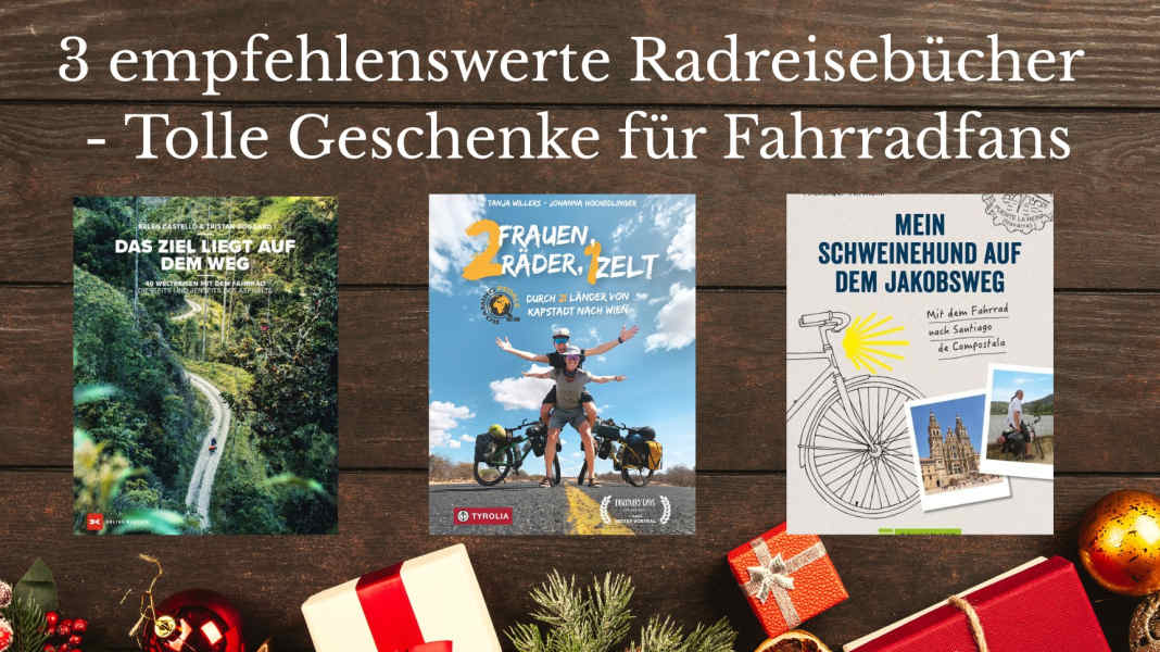 Cycling travel books: 3 perfect gifts for cycling fans - our recommendations