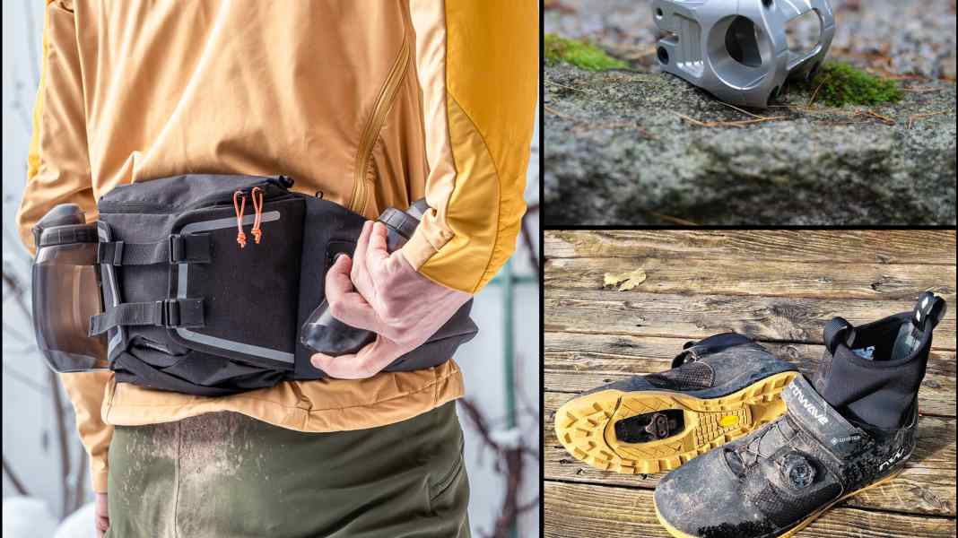 Already ridden: Hip bag, stem, shoes and co: New parts in the first practical test