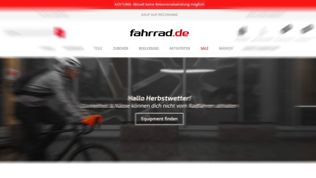 News from the bike industry: Fahrrad.de insolvent - other online retailers faltering