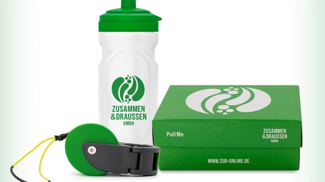 3. Advent: Zusammen & Draußen - Fahrradzugseil und Trinkflasche