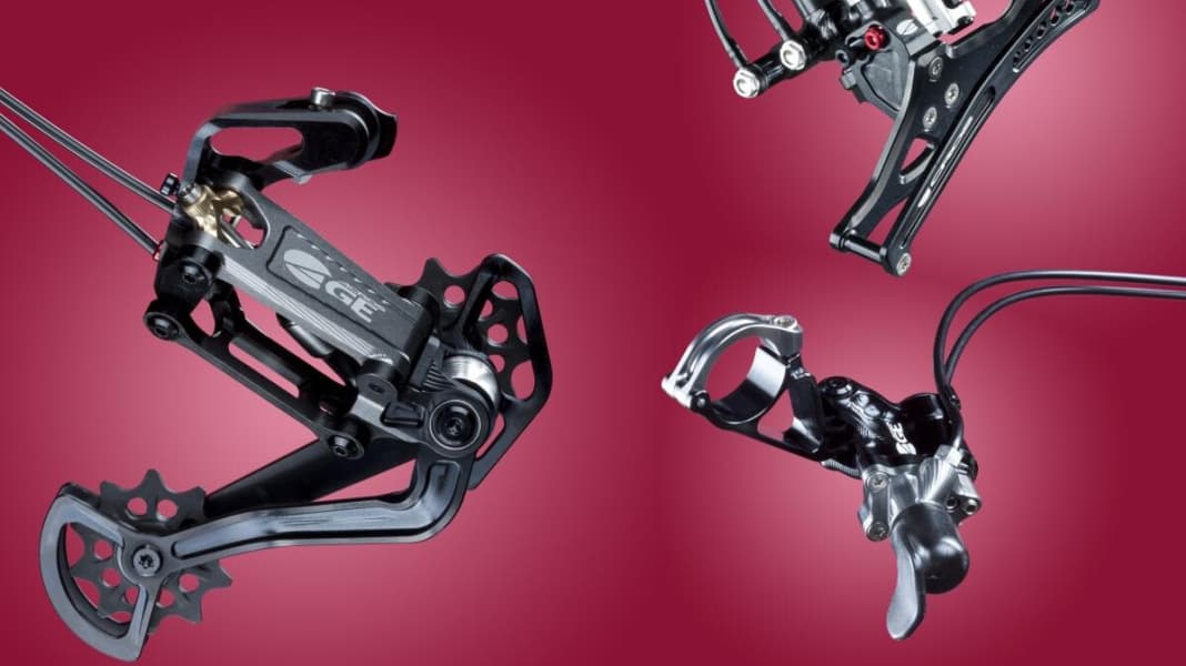 Acros hydraulic derailleur available as standard