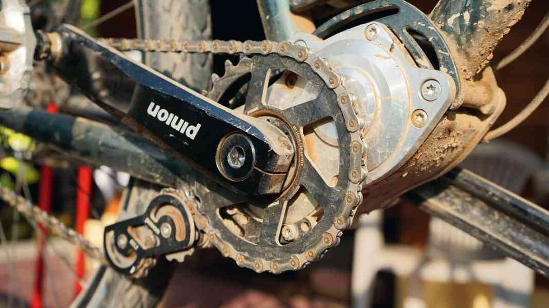 Pinion in the endurance test