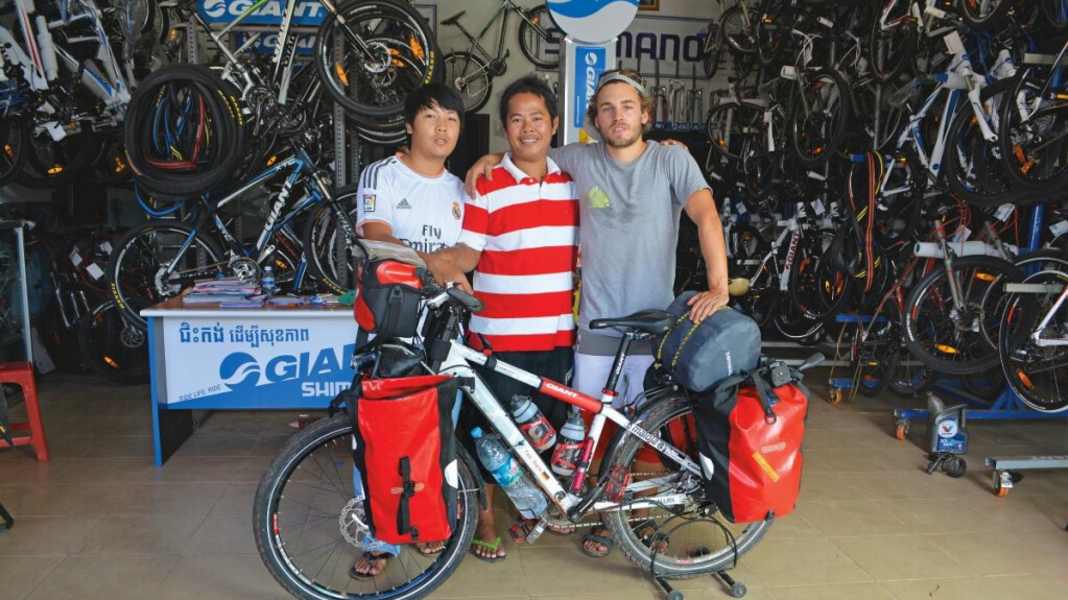 Around the world by bike