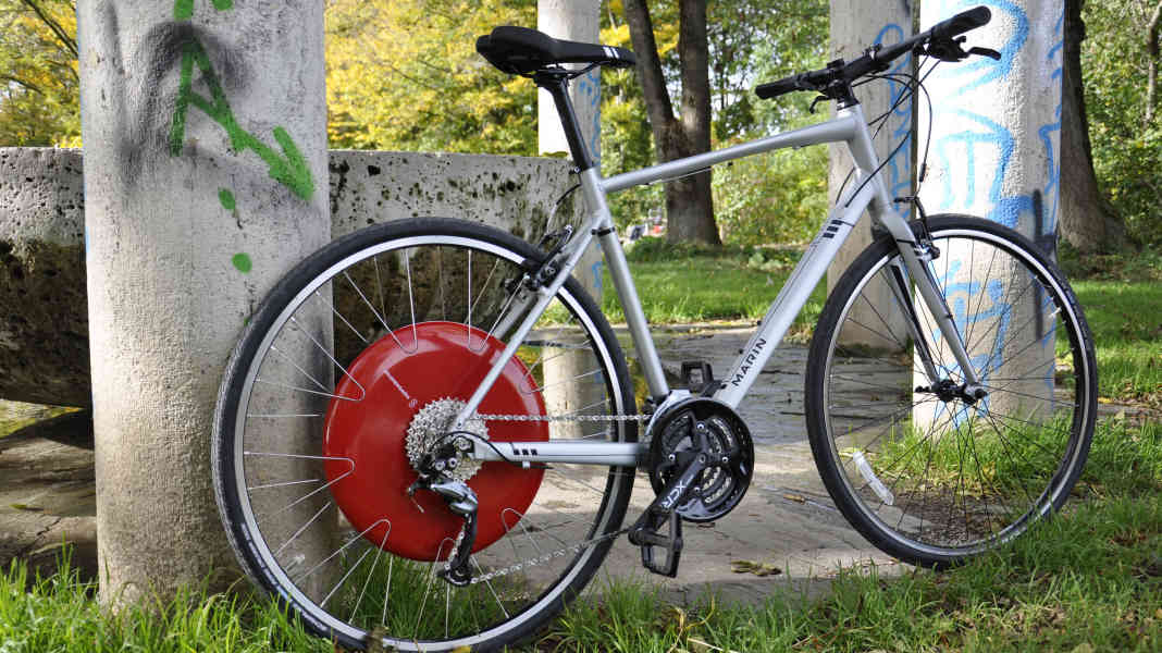The Copenhagen Wheel: The red power disc