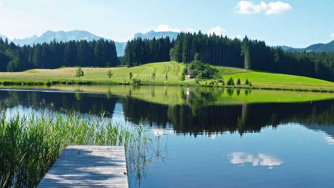 Cycling and swimming in the Allgäu
