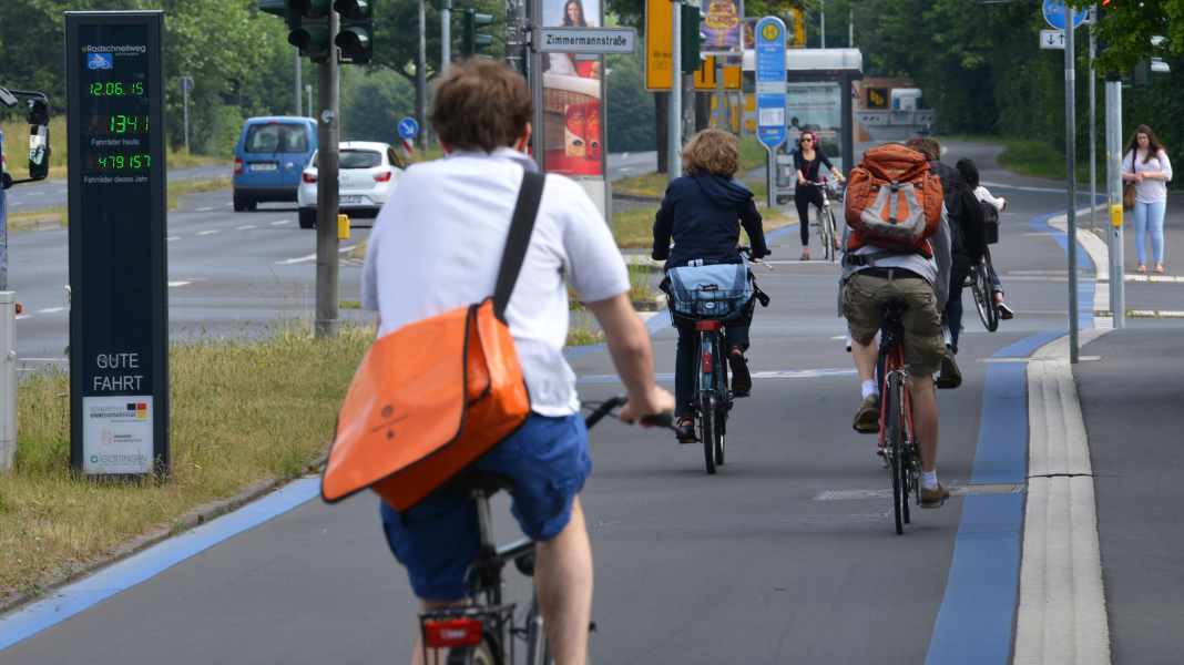 Record funding for cycle path construction