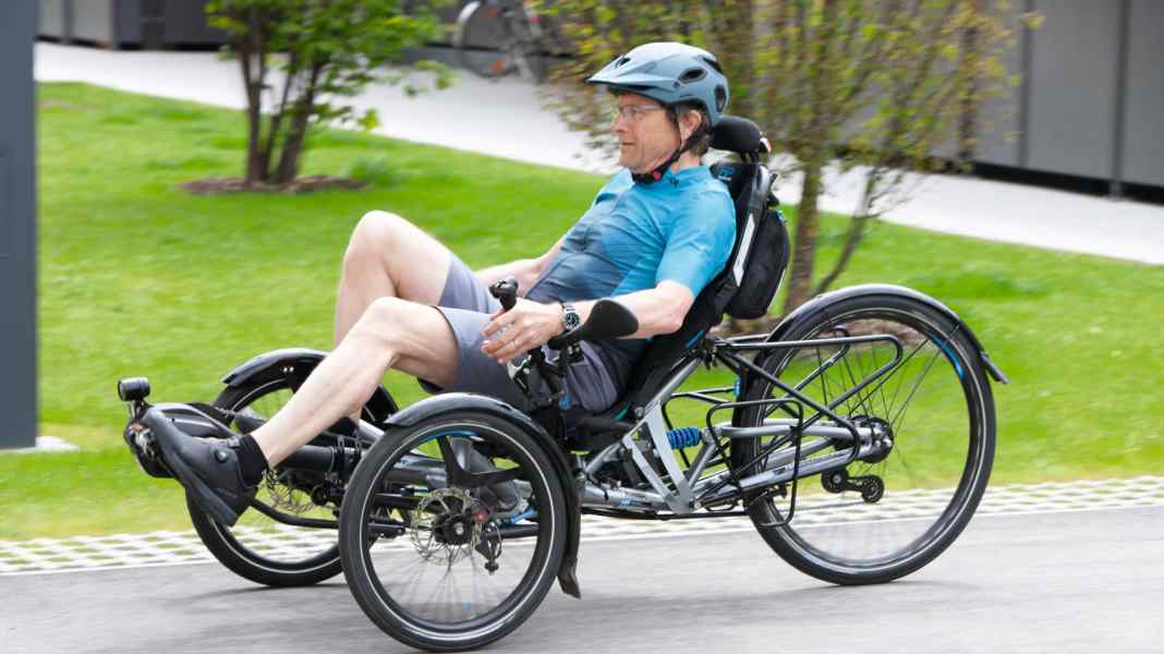 Dreispurige Liegeräder: Das Scorpion plus 26 von HP Velotechnik