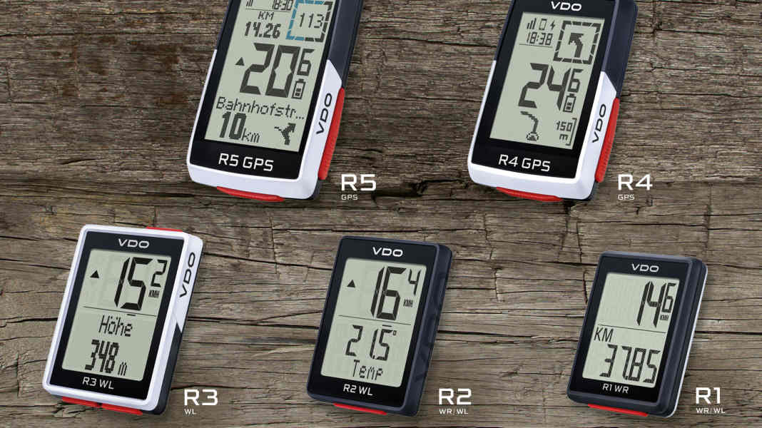 Neue Fahrradcomputer: VDO R-Serie vorgestellt