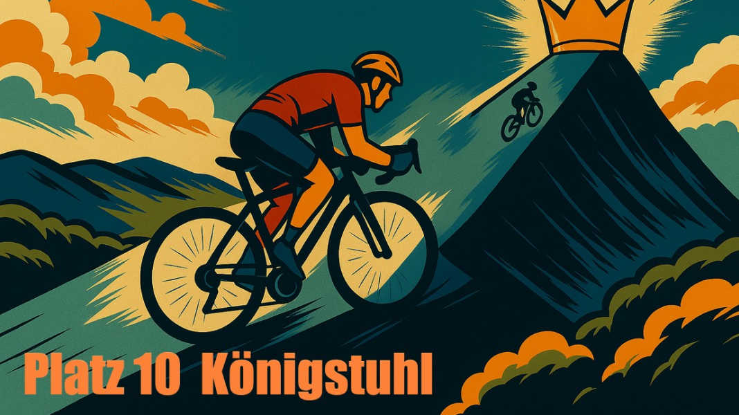 Top 10 Anstiege in Deutschland: Platz 10 Königstuhl
