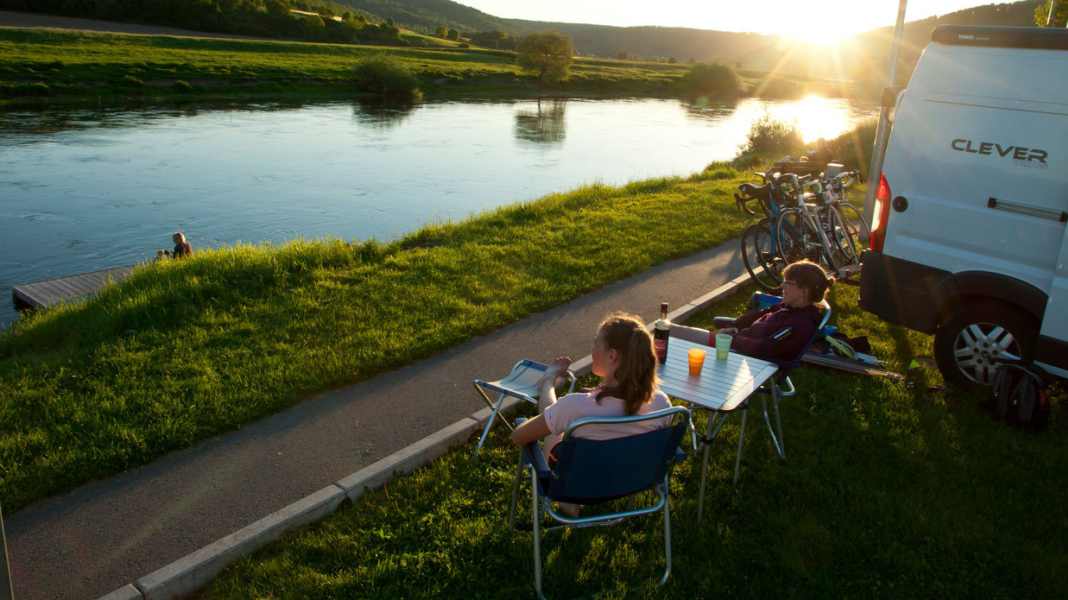Germany: Family tour with racing bike and motorhome - Racing bike tours around the Werra Valley and in the Eifel region