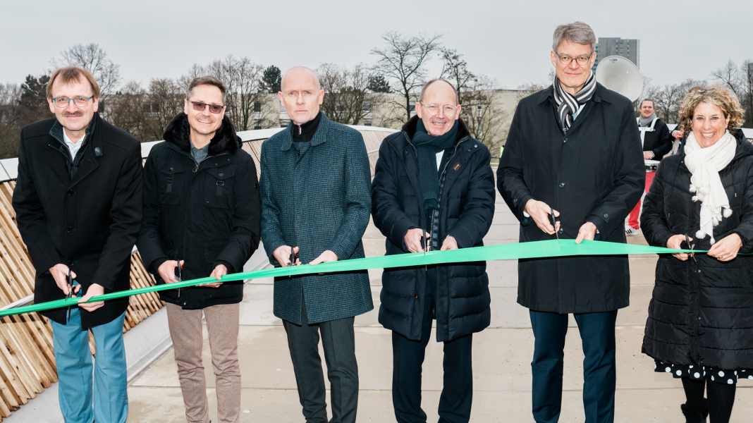 Franklin-Steg: Neue Radbrücke in Mannheim eröffnet