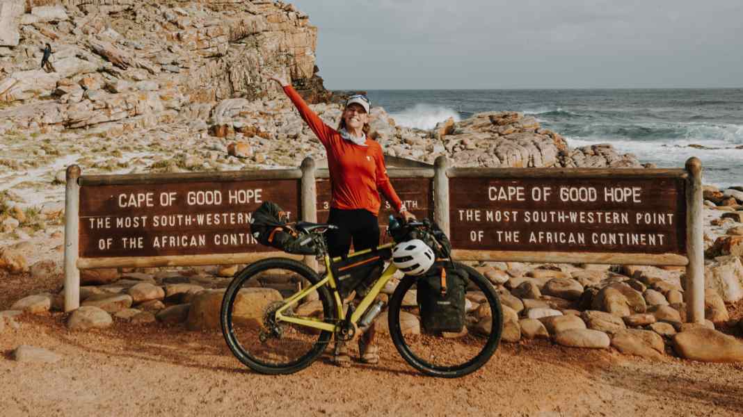 Wiebke Lühmann: 20,000 kilometres with a tent and bike - and afterwards?